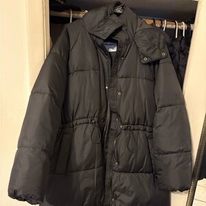 Old Navy Charcoal Puffer Jacket